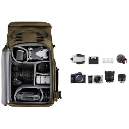 K&F Concept KF5221 Star Wander 04 30 l - plecak fotograficzny - przykład użycia